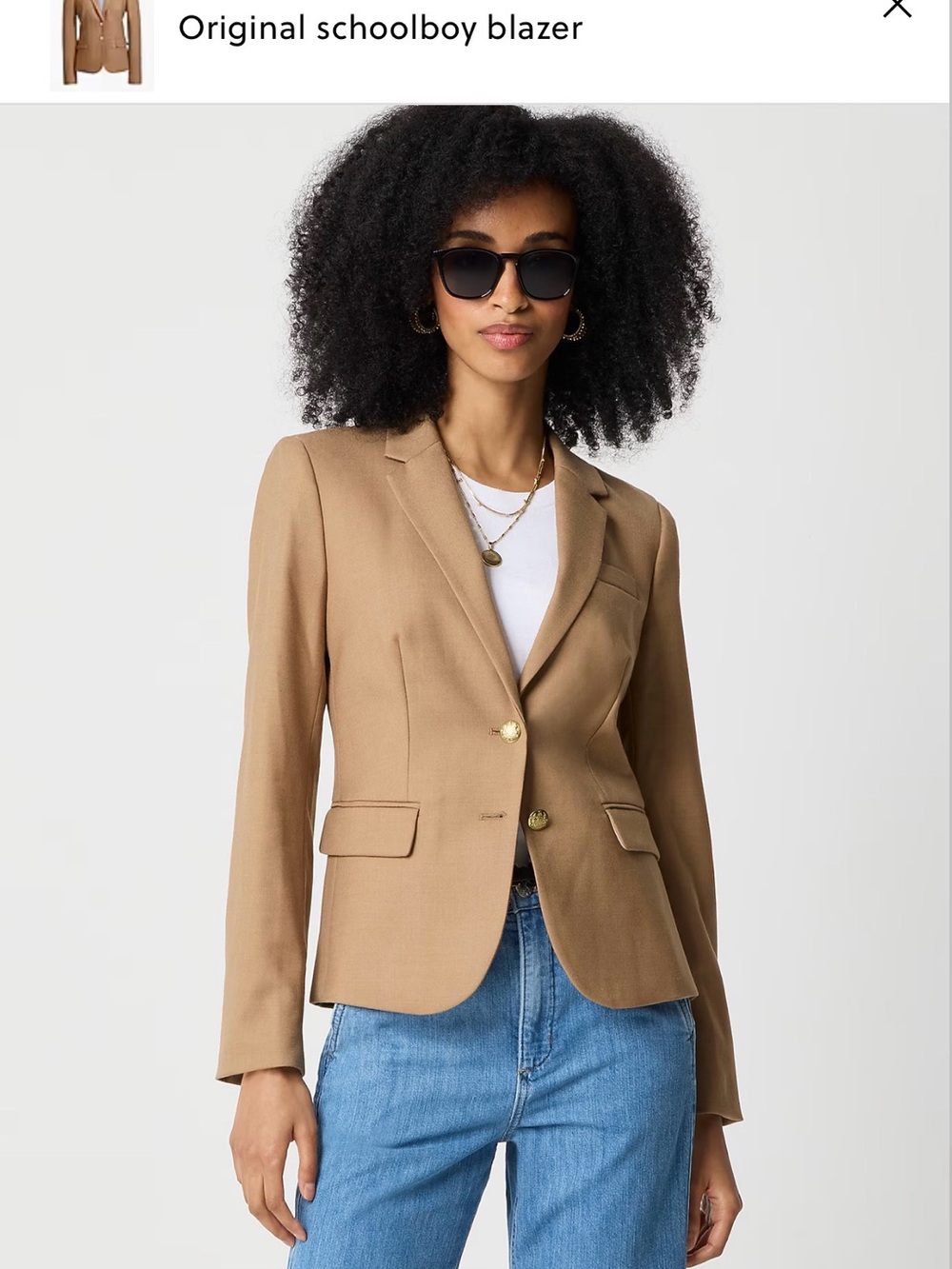 J. Crew Original Schoolboy Blazer - Camel